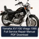 Yamaha XV1100 Virago 1990 Full Service Repair Manual PDF Download