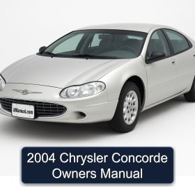 2004 Chrysler Concorde Owners Manual