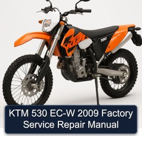 KTM 530 EC-W 2009 Factory Service Repair Manual
