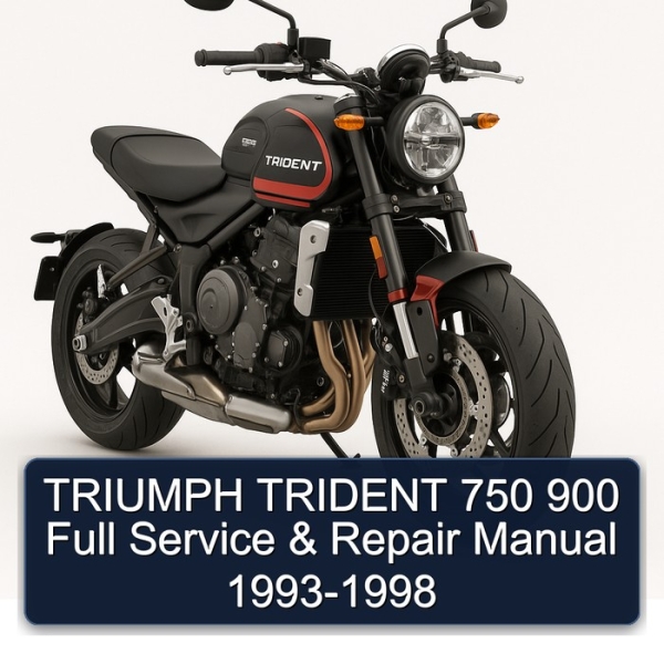 TRIUMPH TRIDENT 750 900 Full Service & Repair Manual 1993-1998