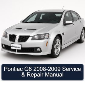 Pontiac G8 2008-2009 Service & Repair Manual
