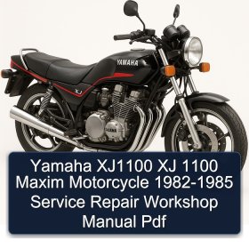 Yamaha XJ1100 XJ 1100 Maxim Motorcycle 1982-1985 Service Repair Workshop Manual Pdf