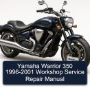 Yamaha Warrior 350 1996-2001 Workshop Service Repair Manual