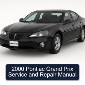 2000 Pontiac Grand Prix Service and Repair Manual