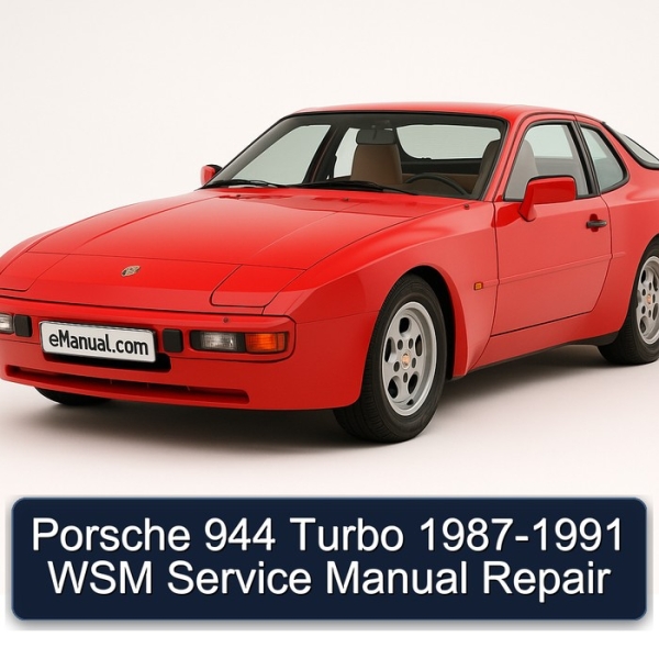 Porsche 944 Turbo 1987-1991 WSM Service Manual Repair