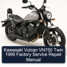 Kawasaki Vulcan VN750 Twin 1999 Factory Service Repair Manual