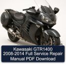 Kawasaki GTR1400 2008-2014 Full Service Repair Manual PDF Download