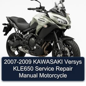 2007-2009 KAWASAKI Versys KLE650 Service Repair Manual Motorcycle