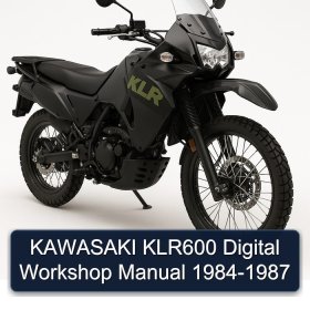 KAWASAKI KLR600 Digital Workshop Manual 1984-1987