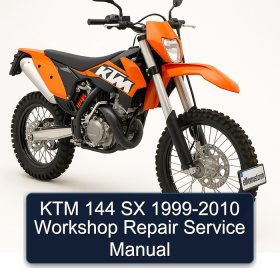 KTM 144 SX 1999-2010 Workshop Repair Service Manual