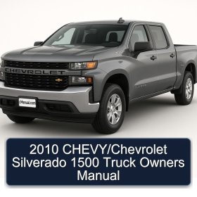 2010 CHEVY/Chevrolet Silverado 1500 Truck Owners Manual