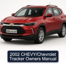 2002 CHEVY/Chevrolet Tracker Owners Manual