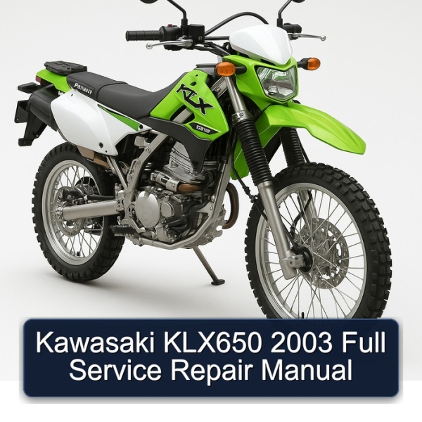 Kawasaki KLX650 2003 Full Service Repair Manual