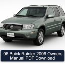 ‘06 Buick Rainier 2006 Owners Manual PDF Download