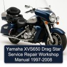 Yamaha XVS650 Drag Star Service Repair Workshop Manual 1997-2008