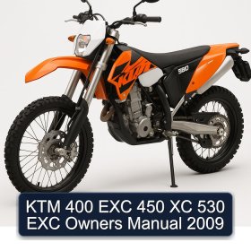 KTM 400 EXC 450 XC 530 EXC Owners Manual 2009