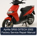 Aprilia SR50 DITECH 2002 Factory Service Repair Manual