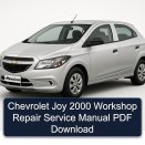 Chevrolet Joy 2000 Workshop Repair Service Manual PDF Download