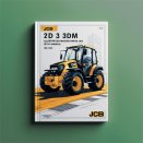 JCB 2D 3 3DM Illustrated Master Parts List Manual (9802/2010 M555001 on to M125000)
