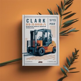 Clark SF50-75sD/L CMP50-75sD/L Forklift Workshop Service Repair Manual SM713