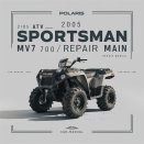 Polaris ATV 2005 Sportsman MV7 700 MV Repair Manual