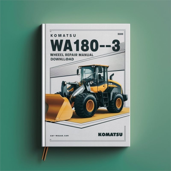 Komatsu WA180-3 WA180L-3 Wheel Loader Service Repair Manual (SN: A80001 and up 54001 and up)