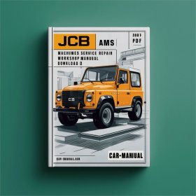 JCB AMS JS Machines Service Repair Workshop Manual (Supplement )