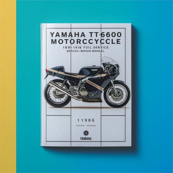 Yamaha TT600 TT600RE Full Service & Repair Manual 2004-2007