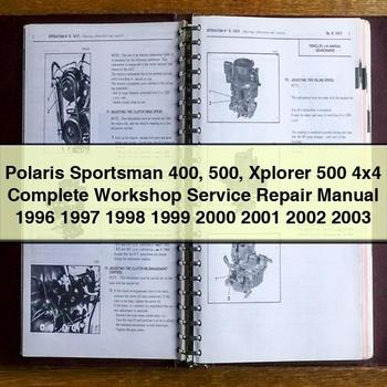 1996-2003 Polaris Sportsman 400 500 Xplorer 4x4 Service Repair Workshop Manual