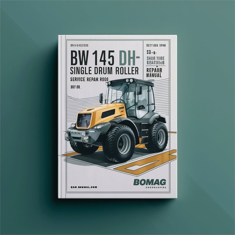 Bomag BW 145 DH-3 PDH-3 Single Drum Roller SN 901581491016 UP Service Repair Workshop Manual