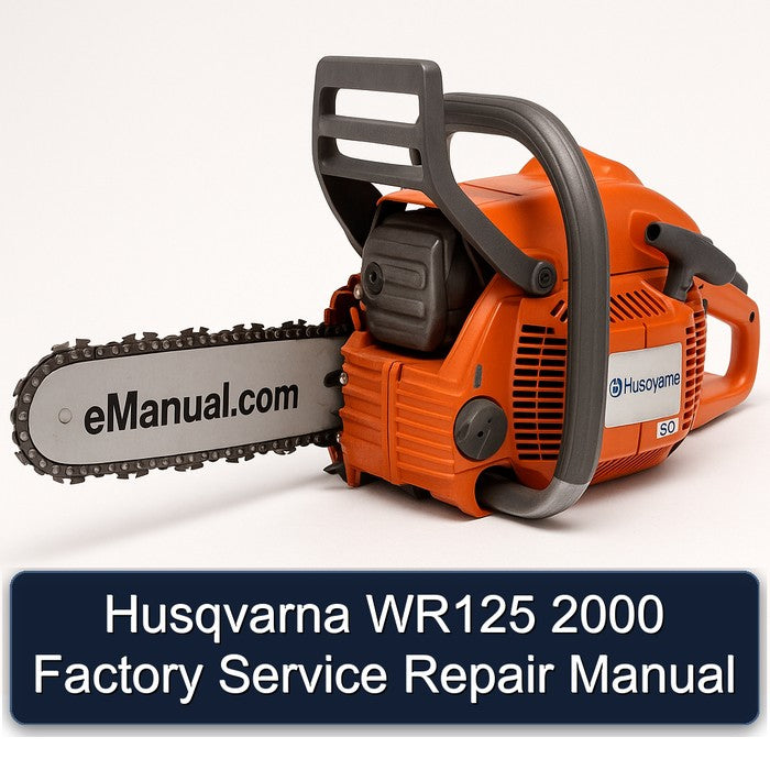 2000 Husqvarna WR125 Service Repair Workshop Manual PDF