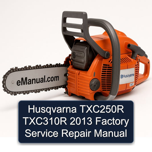 2013 Husqvarna TXC Models TXC250R TXC310R Service Repair Workshop Manual