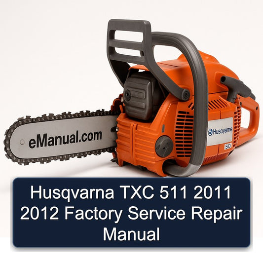 2011-2012 Husqvarna TXC Models 511 Service Repair Workshop Manual