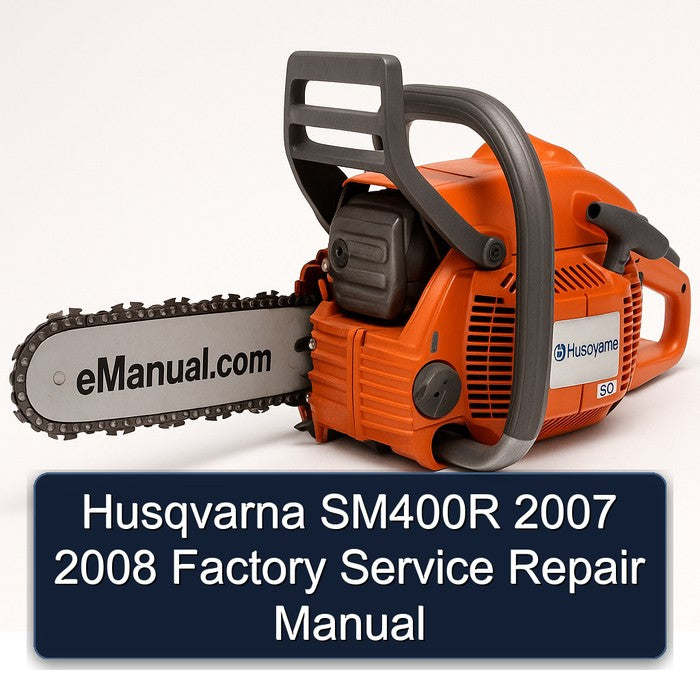 2007-2008 Husqvarna SM400R Service Repair Workshop Manual PDF