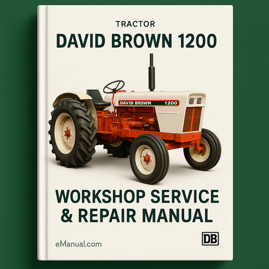 David Brown 1200 Tractor Workshop Service Repair Manual