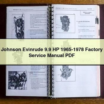 1965-1978 Johnson Evinrude 9.9 HP Service Repair Workshop Manual PDF