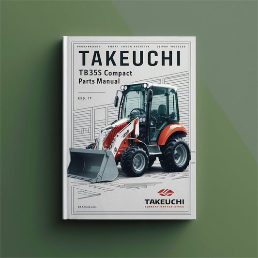 Takeuchi TB35S Compact Excavator (ENGINE) Parts Catalog