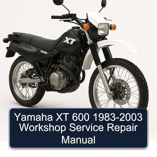 1983-2003 Yamaha XT Models 600 Service Repair Workshop Manual