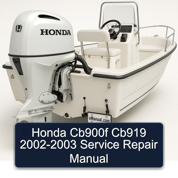 2002-2003 Honda CN250 Helix CB900F CB919 Service Repair Workshop Manual PDF