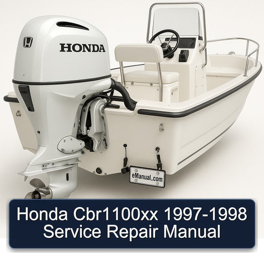 1997-1998 Honda 90 Series CBR1100XX Service Repair Workshop Manual