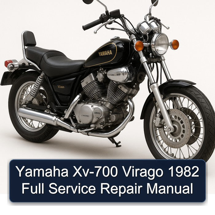 1982 Yamaha Virago XV-700 Service Repair Workshop Manual PDF