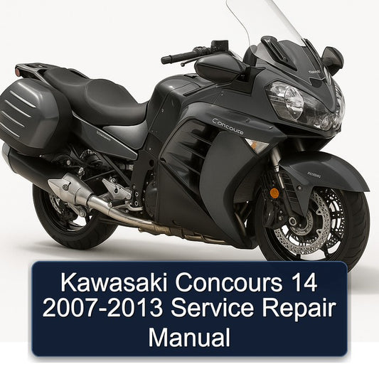 2007-2013 Kawasaki Concours Models 14 Service Repair Workshop Manual