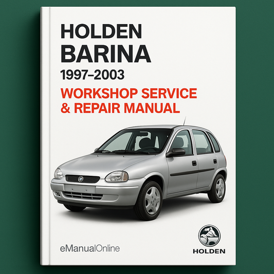 Holden Barina 1997-2003 Workshop Service Repair Manual