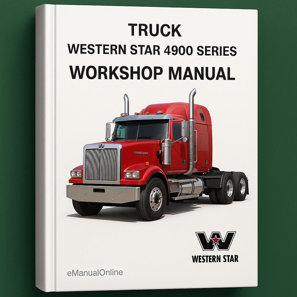 Werkstatthandbuch für Service und Reparaturen für LKW der Western Star 4900-Serie, PDF herunterladen