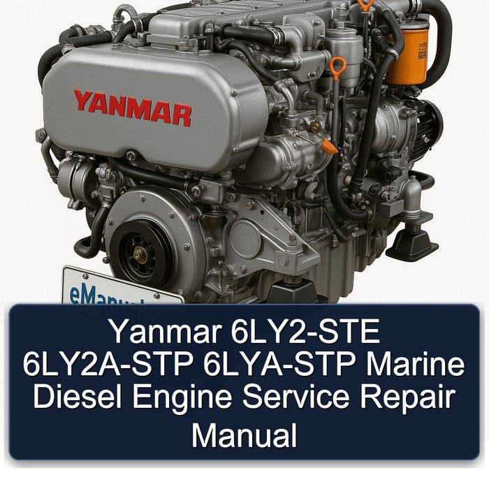Yanmar 6LY2-STE 6LY2A-STP 6LYA-STP Marine Diesel Engine Service Repair Workshop Manual PDF