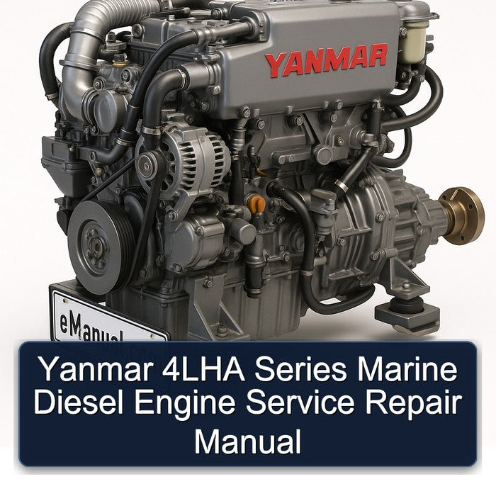 Yanmar 4LHA Series Marine Diesel Engine Service Repair Workshop Manual PDF