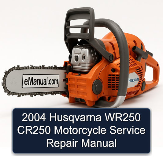 2004 Husqvarna CR Models WR250 CR250 Motorcycle Service Repair Workshop Manual