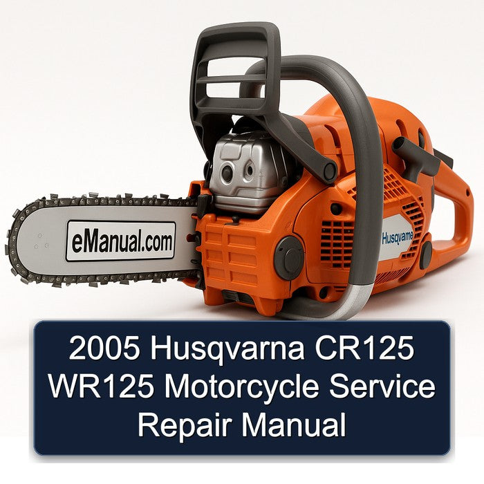 2005 Husqvarna CR Models CR125 WR125 Motorcycle Service Repair Workshop Manual PDF