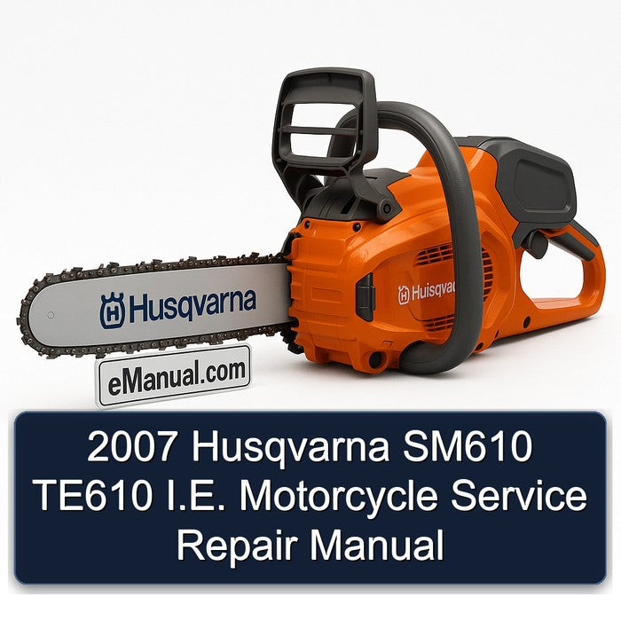 2007 Husqvarna SM Models SM610 TE610 I.e. Motorcycle Service Repair Workshop Manual PDF