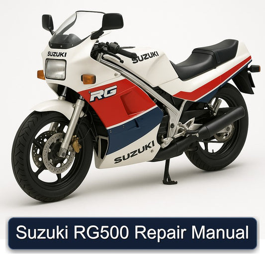Suzuki RG Series RG500 Service Repair Workshop Manual